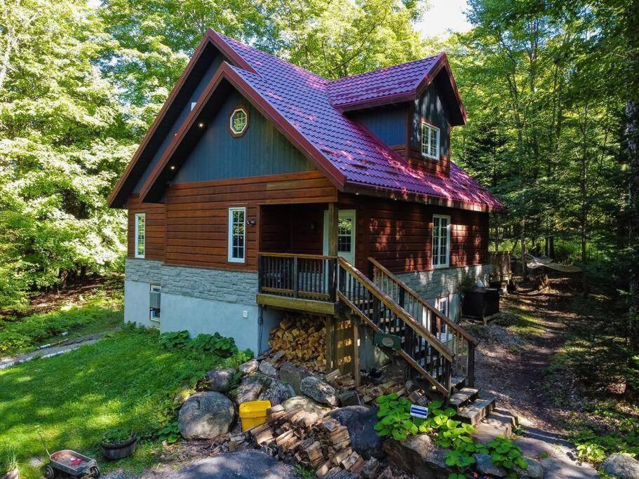 Dingle Run Lodge At Sir Sam'S Haliburton Exterior foto